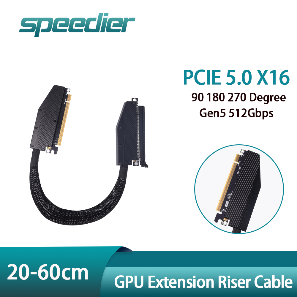 PCIE 5.0 X16 GPU Verlengkabel  - Pcie 5.0 Gpu Riser Cable recensie en prijs